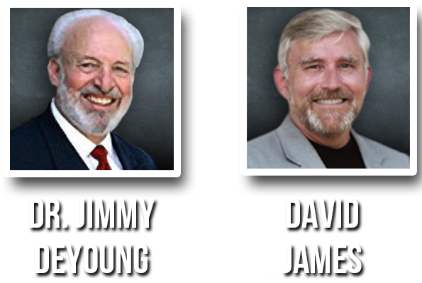 Your hosts: Dr. Jimmy DeYoung, Dave James, and Jimmy DeYoung, Jr.